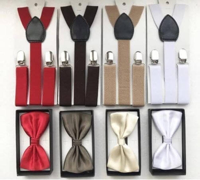 Koko & Milo Suspender & Bow Tie Set 1